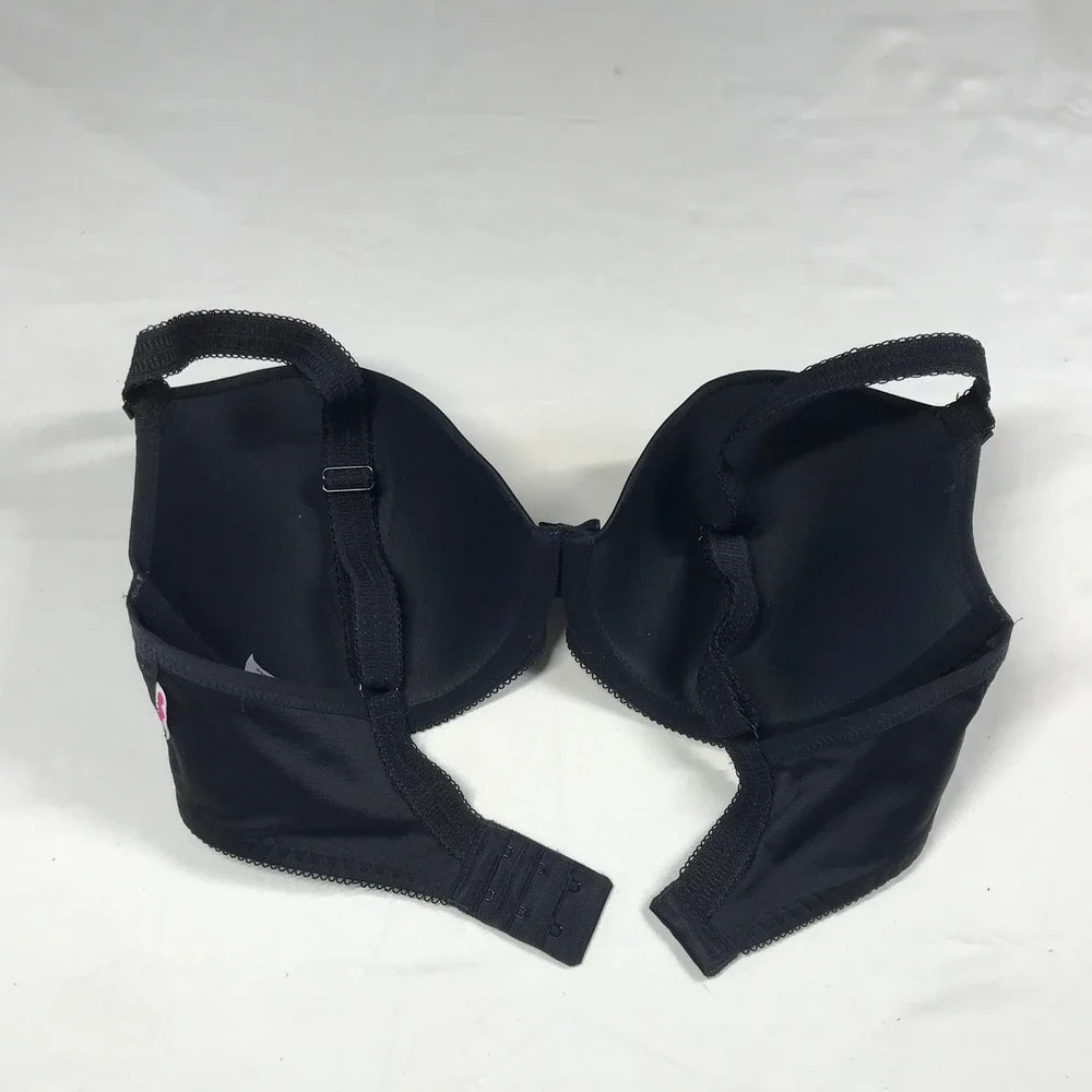 Freya Deco Moulded Plunge Bra Black Underwired T-Shirt Bra AA4234BLK 32F